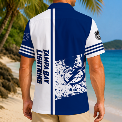 LIMITED EDITION - NEW CUSTOMIZED NHL12 TPL TAMPA BAY LIGHTNING UNISEX HAWAIIAN SHIRT