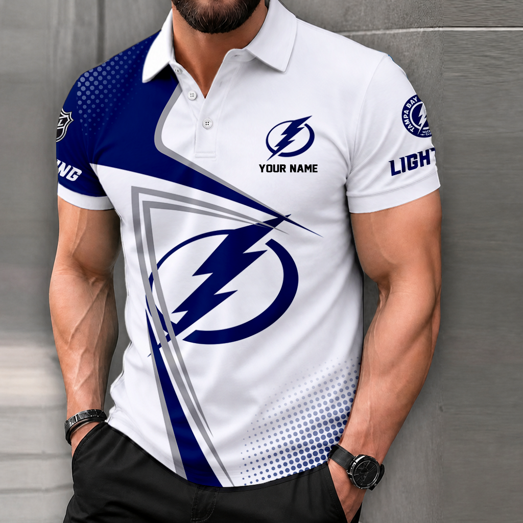FINAL SALE - NEW CUSTOMIZED NHL12 TPL TAMPA BAY LIGHTNING POLO SHIRT, ZIP POLO SHIRT, T-SHIRTS, HOODIE, ZIP HOODIE & SWEATSHIRT