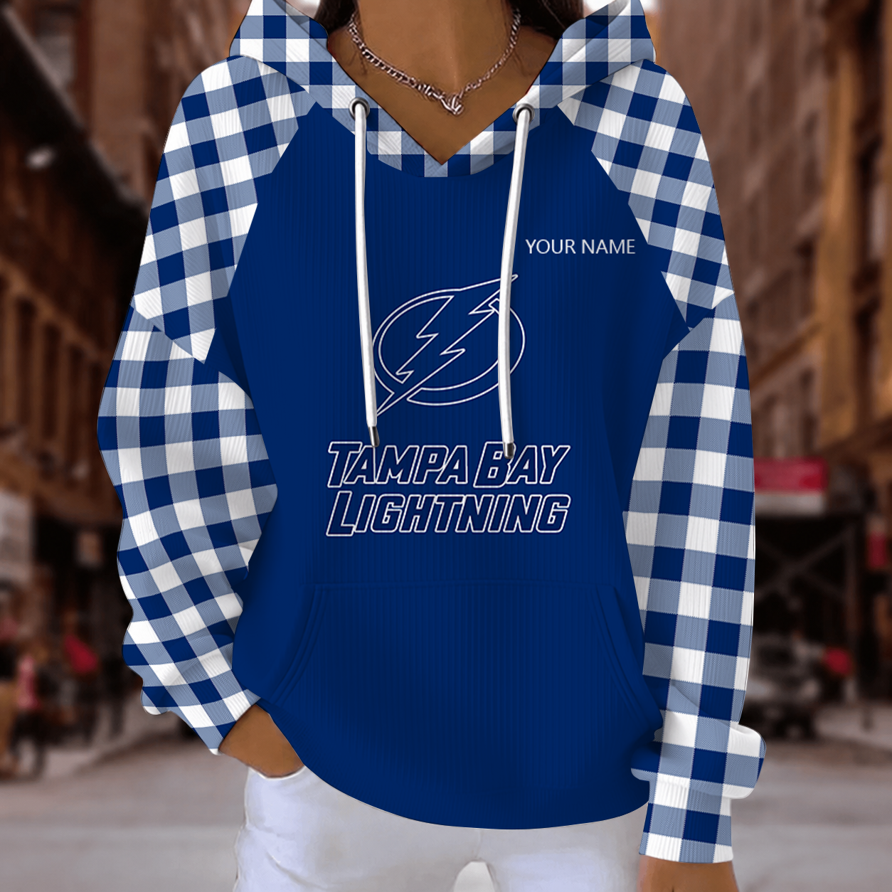 [SUPER SALE] NEW CUSTOMIZED NHL12 TPL TAMPA BAY LIGHTNING RIBBED HOODIE & SWEATSHIRT