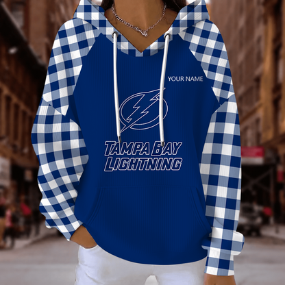 [SUPER SALE] NEW CUSTOMIZED NHL12 TPL TAMPA BAY LIGHTNING RIBBED HOODIE & SWEATSHIRT