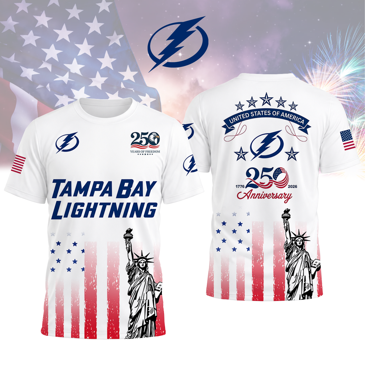 LIMITED EDITION - NEW CUSTOMIZED NHL12 TPL TAMPA BAY LIGHTNING T-SHIRT, POLO SHIRT, ZIP POLO SHIRT, SWEATSHIRT, HOODIE & ZIP HOODIE