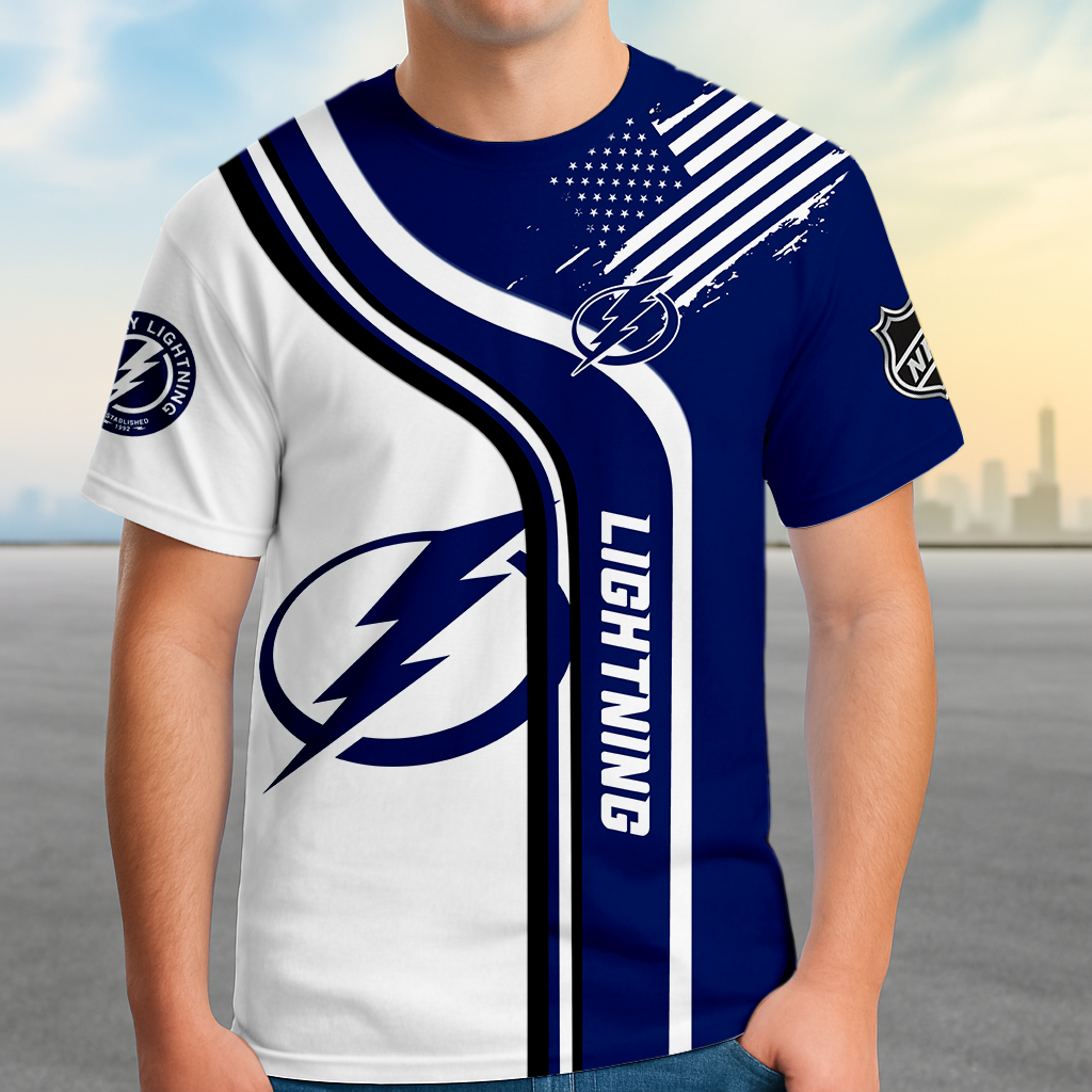 ELITE EDITION - NEW CUSTOMIZED NHL12 TPL TAMPA BAY LIGHTNING POLO SHIRT, ZIP POLO SHIRT & T-SHIRTS