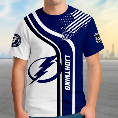 ELITE EDITION - NEW CUSTOMIZED NHL12 TPL TAMPA BAY LIGHTNING POLO SHIRT, ZIP POLO SHIRT & T-SHIRTS