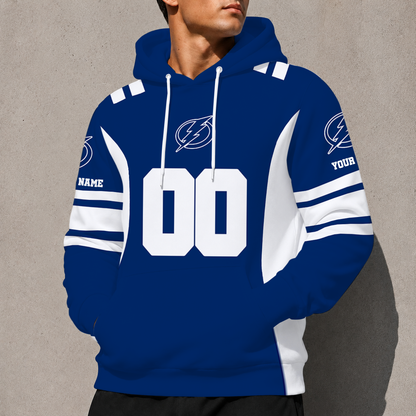 ELITE EDITION - NEW CUSTOMIZED NHL12 TPL TAMPA BAY LIGHTNING HOODIE, ZIP HOODIE, T-SHIRT, POLO SHIRT, ZIP POLO SHIRT & SWEATSHIRT