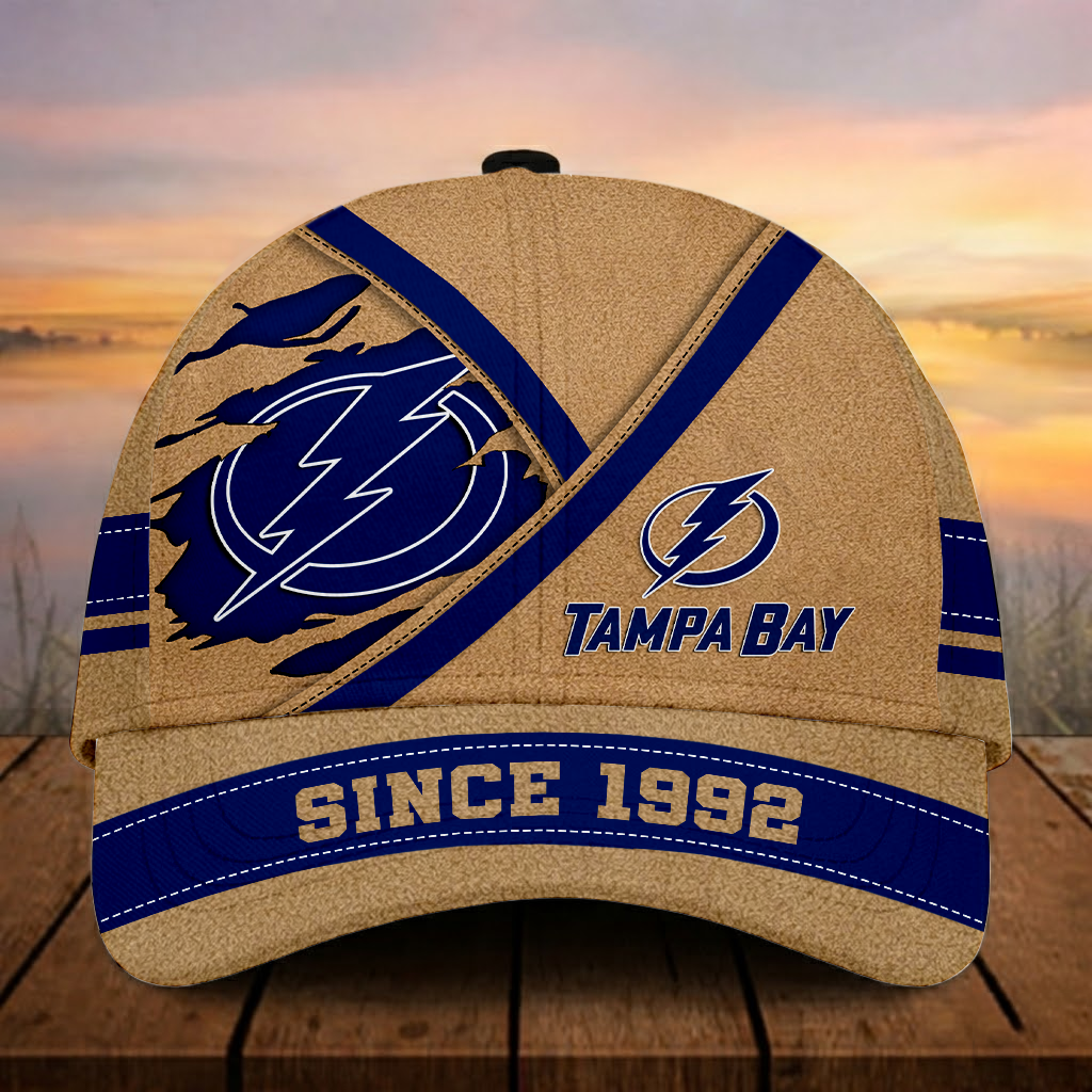 LIMITED EDITION - NEW CUSTOMIZED NHL12 TPL TAMPA BAY LIGHTNING CLASSIC CAP