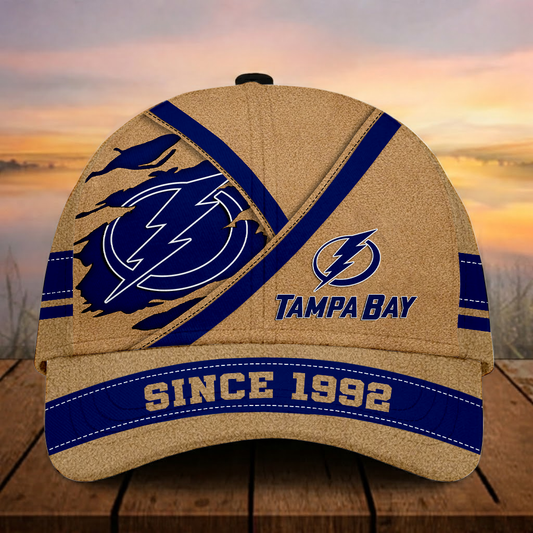 LIMITED EDITION - NEW CUSTOMIZED NHL12 TPL TAMPA BAY LIGHTNING CLASSIC CAP