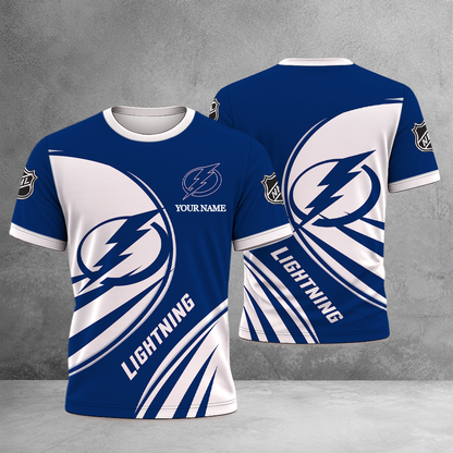 LIMITED EDITION - NEW CUSTOMIZED NHL12 TPL TAMPA BAY LIGHTNING T-SHIRT, POLO SHIRT, ZIP POLO SHIRT, SWEATSHIRT, HOODIE & ZIP HOODIE
