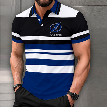 LIMITED EDITION - NEW CUSTOMIZED NHL12 TPL TAMPA BAY LIGHTNING T-SHIRT, POLO SHIRT, ZIP POLO SHIRT, SWEATSHIRT, HOODIE & ZIP HOODIE