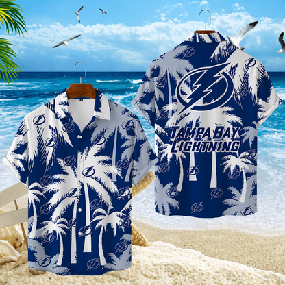 LIMITED EDITION - NEW CUSTOMIZED NHL12 TPL TAMPA BAY LIGHTNING UNISEX HAWAIIAN SHIRT