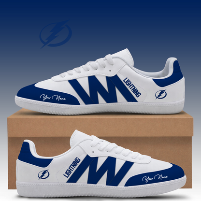 [SUPER SALE] NEW CUSTOMIZED NHL12 TPL TAMPA BAY LIGHTNING CLASSIC SNEAKERS