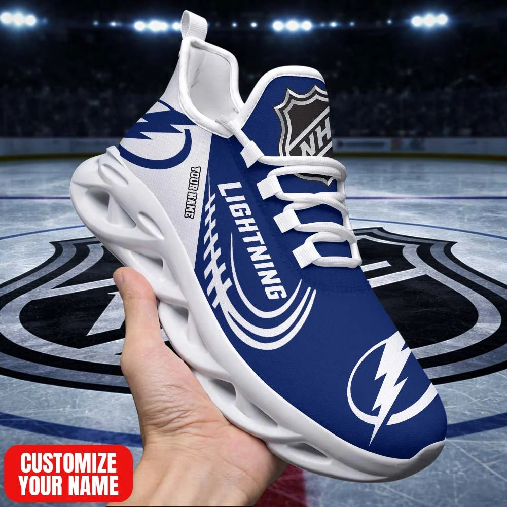 [SUPER SALE] NEW CUSTOMIZED NHL12 TPL TB LIGHTNING PREMIUM CLUNKY SNEAKERS