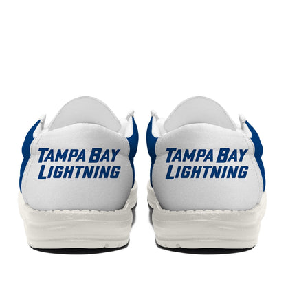 LIMITED EDITION - NEW CUSTOMIZED NHL12 TPL TAMPA BAY LIGHTNING LOAFER SHOES