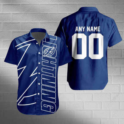 [SUPER SALE] NEW CUSTOMIZED NHL12 TPL TAMPA BAY LIGHTNING UNISEX HAWAIIAN SHIRT