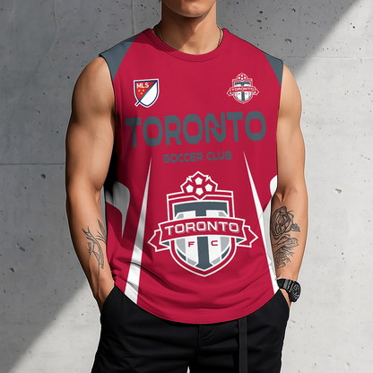 LIMITED EDITION - NEW CUSTOMIZED MLS12 TRT TORONTO FC TANK TOP & GYM SHIRT