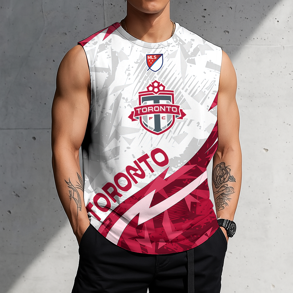 POPULAR NOW - NEW CUSTOMIZED MLS12 TRT TORONTO FC TANK TOP & GYM SHIRT