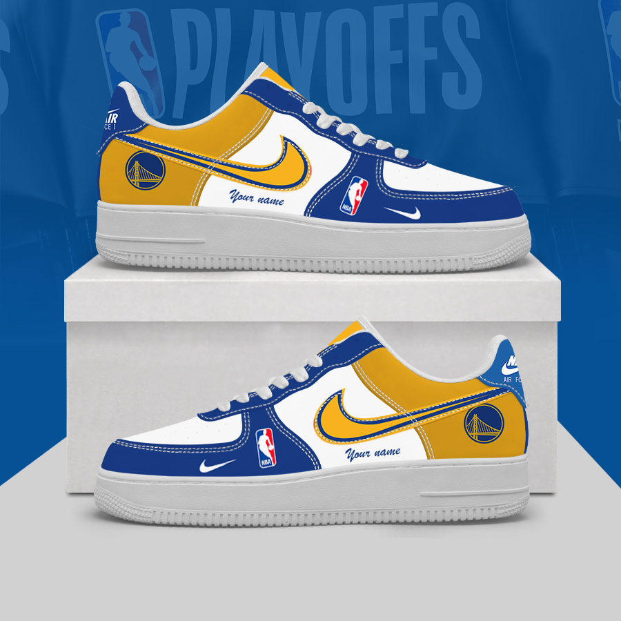 [HOT DEAL] NEW CUSTOMIZED NBA12 GSW GOLDEN STATE WARRIORS AF1 SHOES