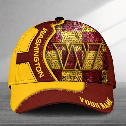 LIMITED EDITION - NEW CUSTOMIZED NFL12 WTC WASHINGTON COMMANDERS CLASSIC CAP