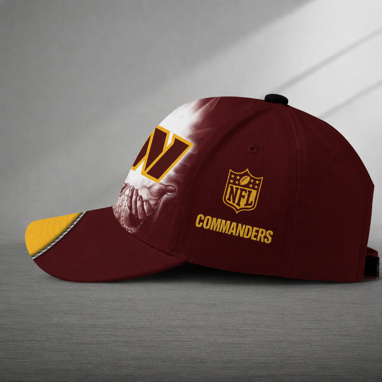 LIMITED EDITION - NEW CUSTOMIZED NFL12 WTC WASHINGTON COMMANDERS CLASSIC CAP