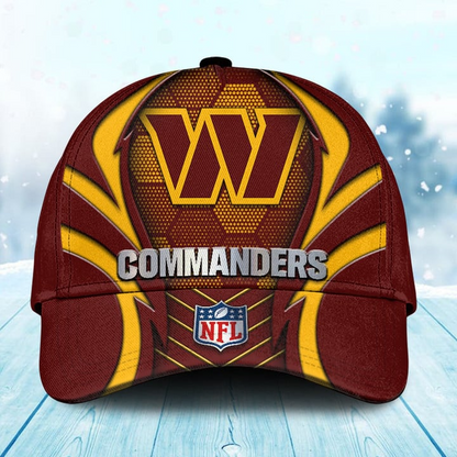 LIMITED EDITION - NEW CUSTOMIZED NFL12 WTC WASHINGTON COMMANDERS CLASSIC CAP