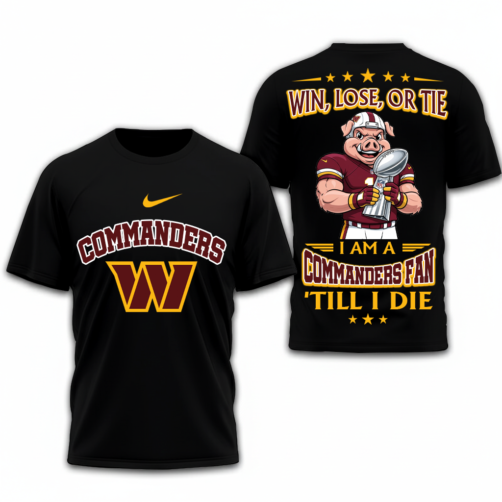 LIMITED EDITION - NEW CUSTOMIZED NFL12 WTC WASHINGTON COMMANDERS UNISEX T-SHIRT, POLO, HOODIE & JACKETS