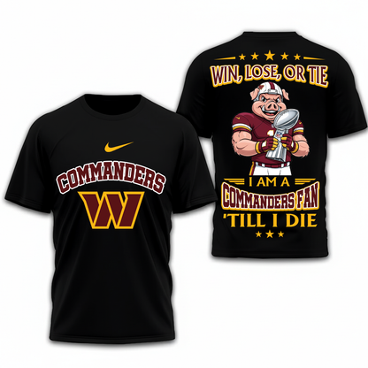 LIMITED EDITION - NEW CUSTOMIZED NFL12 WTC WASHINGTON COMMANDERS UNISEX T-SHIRT, POLO, HOODIE & JACKETS