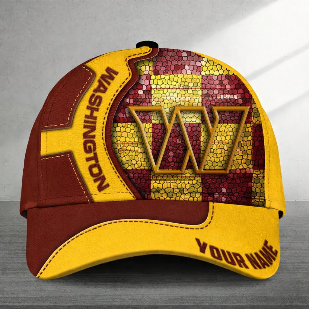 LIMITED EDITION - NEW CUSTOMIZED NFL12 WTC WASHINGTON COMMANDERS CLASSIC CAP