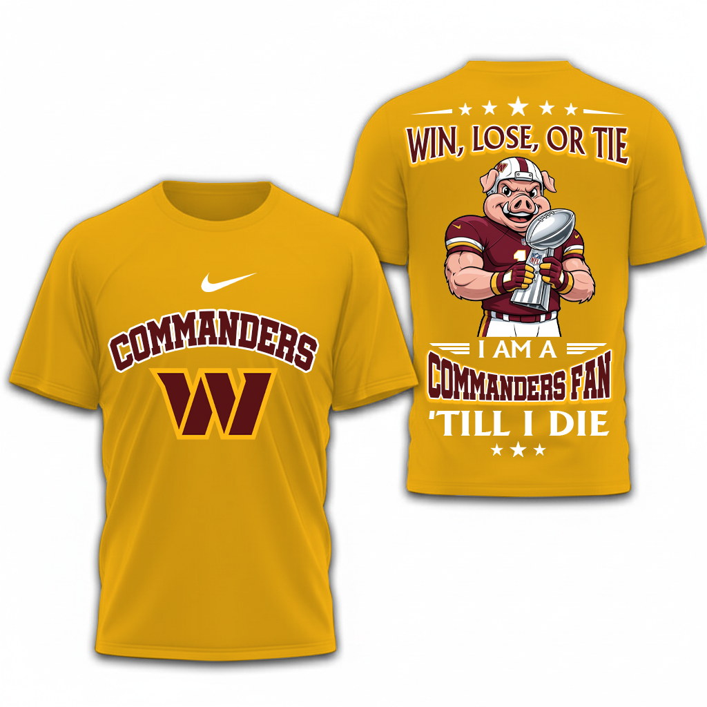 LIMITED EDITION - NEW CUSTOMIZED NFL12 WTC WASHINGTON COMMANDERS UNISEX T-SHIRT, POLO, HOODIE & JACKETS