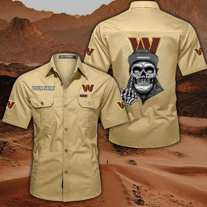 [SPECIAL OFFER] NEW CUSTOMIZED NFL12 WTC WASHINGTON COMMANDERS MUTICOLOR MEN'S CARGO SHIRT