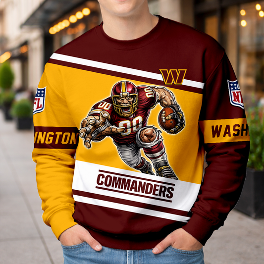 LIMITED EDITION - NEW CUSTOMIZED NFL12 WTC WASHINGTON COMMANDERS UNISEX T-SHIRT, POLO, HOODIE & JACKETS