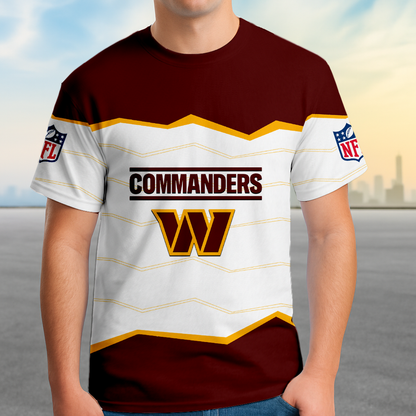 LIMITED EDITION - NEW CUSTOMIZED NFL12 WTC WASHINGTON COMMANDERS UNISEX T-SHIRT, SWEASHIRTS, HOODIE & JACKETS