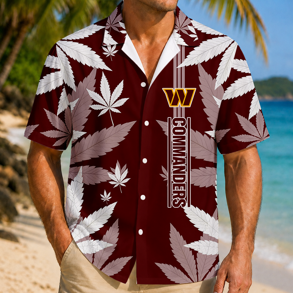 SPECIAL EDITION - NEW CUSTOMIZED NFL12 WTC WASHINGTON COMMANDERS UNISEX HAWAIIAN SHIRT