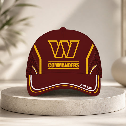 VIRAL EDITION - NEW CUSTOMIZED NFL12 WTC WASHINGTON COMMANDERS CLASSIC CAP