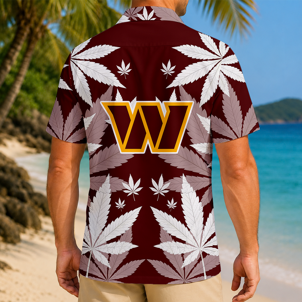SPECIAL EDITION - NEW CUSTOMIZED NFL12 WTC WASHINGTON COMMANDERS UNISEX HAWAIIAN SHIRT
