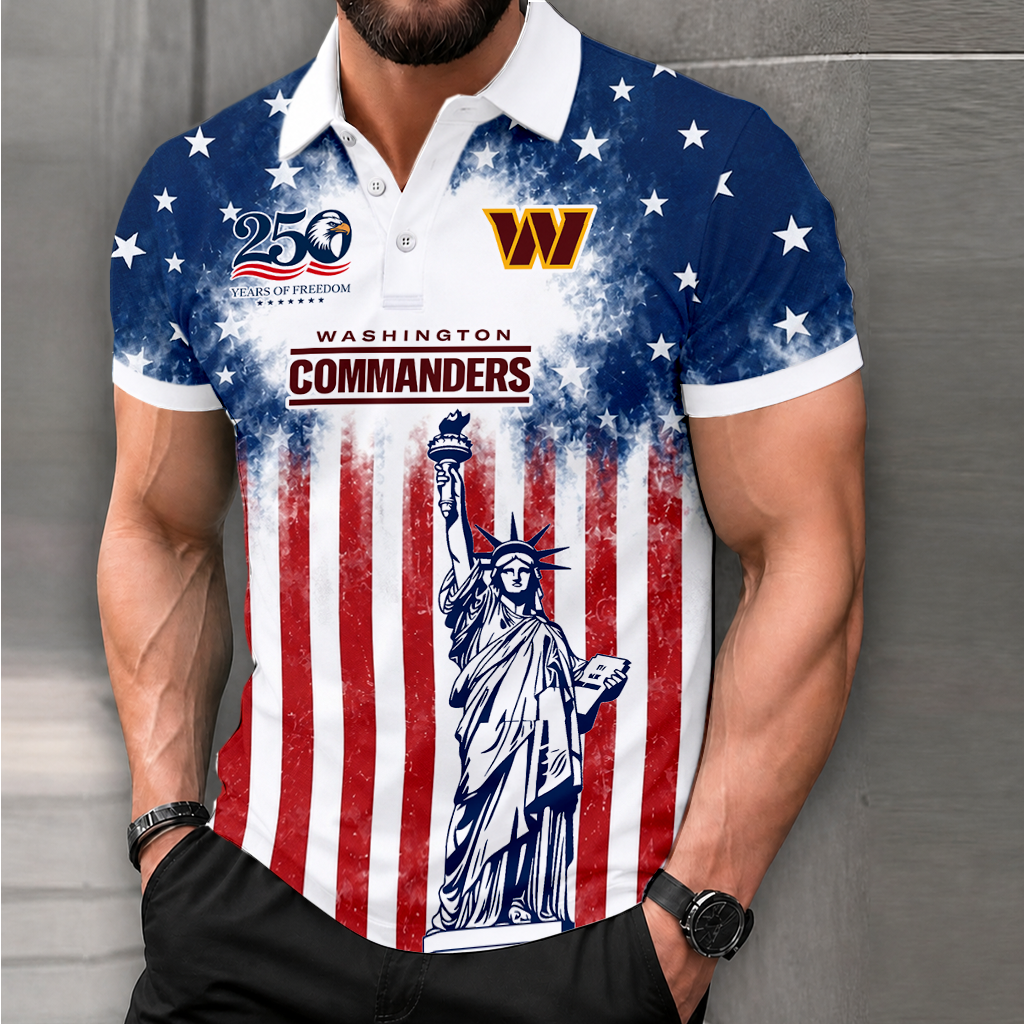 LIMITED EDITION - NEW CUSTOMIZED NFL12 WTC WASHINGTON COMMANDERS POLO SHIRT, ZIP POLO SHIRT & T-SHIRTS