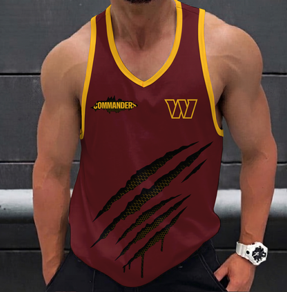 SPECIAL EDITION - NEW CUSTOMIZED NFL12 WTC WASHINGTON COMMANDERS UNISEX TANK TOP