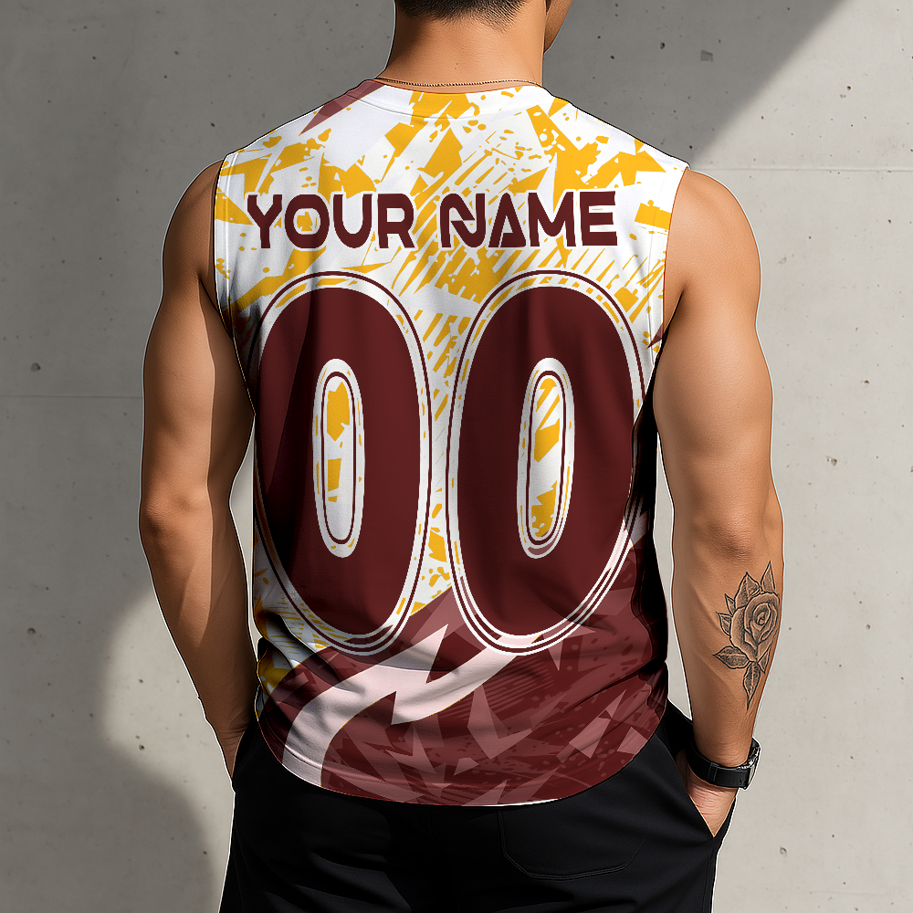 LIMITED EDITION - NEW CUSTOMIZED NFL12 WTC WASHINGTON COMMANDERS MEN'S GYM SHIRT