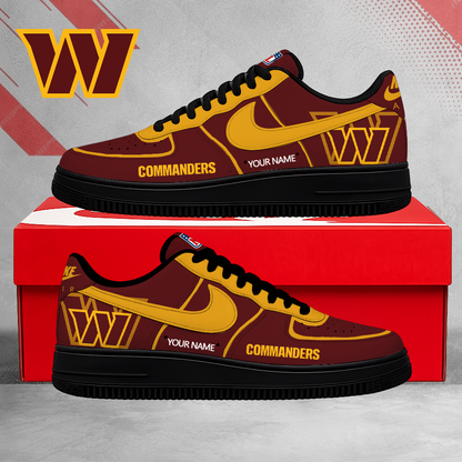 SPECIAL EDITION - NEW CUSTOMIZED NFL12 WTC WASHINGTON COMMANDERS AF1 SHOES