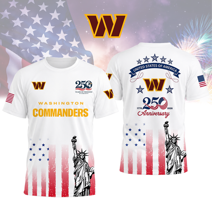 LIMITED EDITION - NEW CUSTOMIZED NFL12 WTC WASHINGTON COMMANDERS T-SHIRT, POLO SHIRT, ZIP POLO SHIRT, SWEATSHIRT, HOODIE & ZIP HOODIE