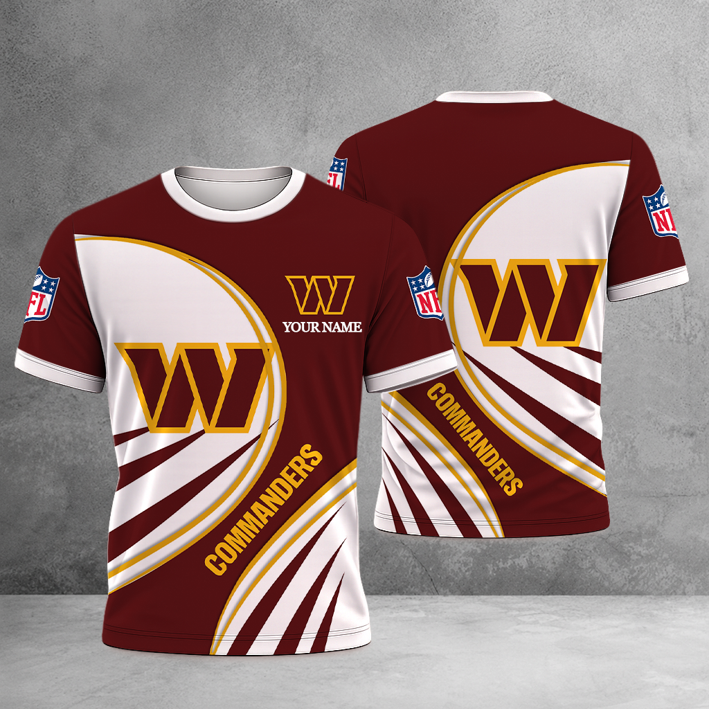 LIMITED EDITION - NEW CUSTOMIZED NFL12 WTC WASHINGTON COMMANDERS T-SHIRT, POLO SHIRT, ZIP POLO SHIRT, SWEATSHIRT, HOODIE & ZIP HOODIE