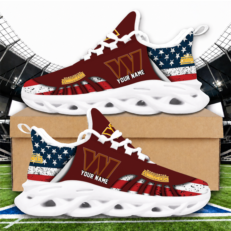[SPECIAL OFFER] NEW CUSTOMIZED NFL12 WTC WASHINGTON COMMANDERS UNISEX CLUNKY SNEAKERS