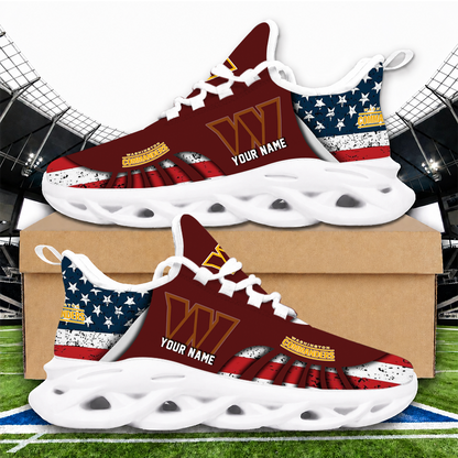 [SPECIAL OFFER] NEW CUSTOMIZED NFL12 WTC WASHINGTON COMMANDERS UNISEX CLUNKY SNEAKERS
