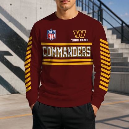 LIMITED EDITION - NEW CUSTOMIZED NFL12 WTC WASHINGTON COMMANDERS UNISEX SWEATSHIRT
