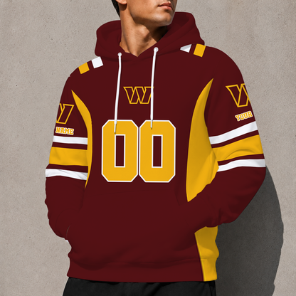LIMITED EDITION - NEW CUSTOMIZED NFL12 WTC WASHINGTON COMMANDERS T-SHIRT, POLO SHIRT, ZIP POLO SHIRT, SWEATSHIRT, HOODIE & ZIP HOODIE