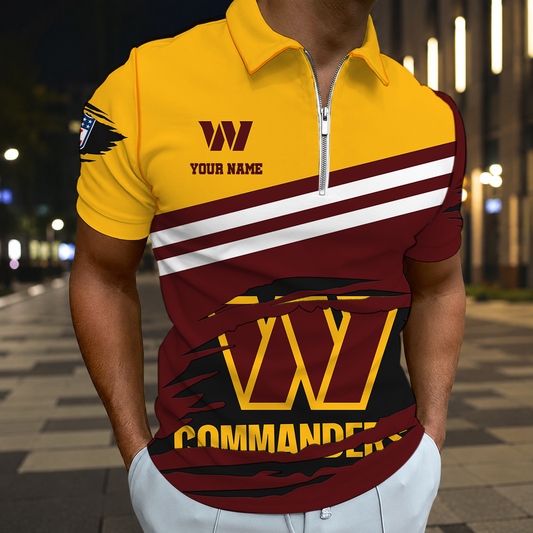 LIMITED EDITION - NEW CUSTOMIZED NFL12 WTC WASHINGTON COMMANDERS T-SHIRT, POLO SHIRT, ZIP POLO SHIRT, SWEATSHIRT, HOODIE & ZIP HOODIE