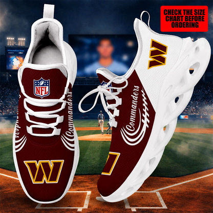 [SPECIAL OFFER] NEW CUSTOMIZED NFL12 WTC WASHINGTON COMMANDERS MAX SOUL SHOES