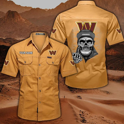 [SPECIAL OFFER] NEW CUSTOMIZED NFL12 WTC WASHINGTON COMMANDERS MUTICOLOR MEN'S CARGO SHIRT