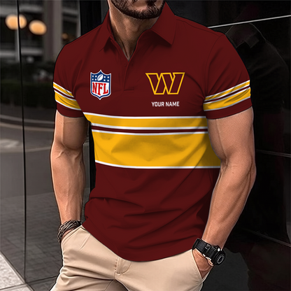 [SPECIAL OFFER] NEW CUSTOMIZED NFL12 WTC WASHINGTON COMMANDERS POLO SHIRT
