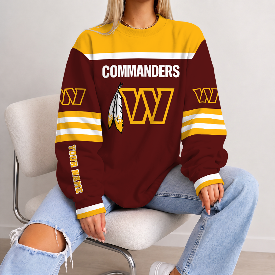 [SPECIAL OFFER] NEW CUSTOMIZED NFL12 WTC WASHINGTON COMMANDERS UNISEX SWEATSHIRT