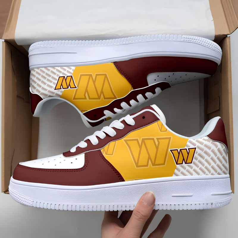 [SPECIAL OFFER] NEW CUSTOMIZED NFL12 WTC WASHINGTON COMMANDERS AF1 SNEAKERS