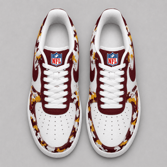 [SPECIAL OFFER] NEW CUSTOMIZED NFL12 WTC WASHINGTON COMMANDERS AF1 SHOES